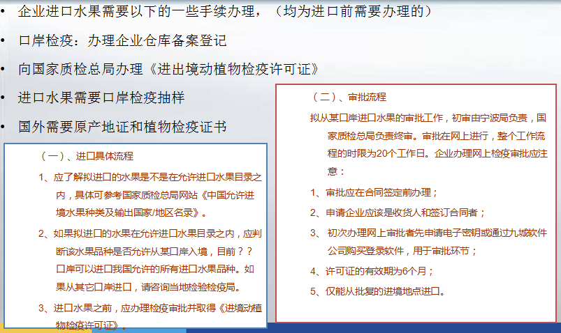 水果外贸进口代理公司